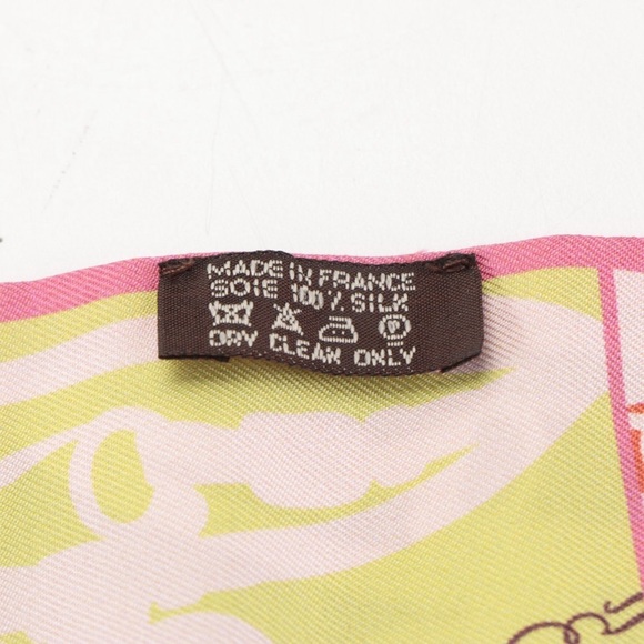 Authentic Hermes “Brides de Gala” Twilly multicolor twill silk scarf wrap - Picture 4 of 7